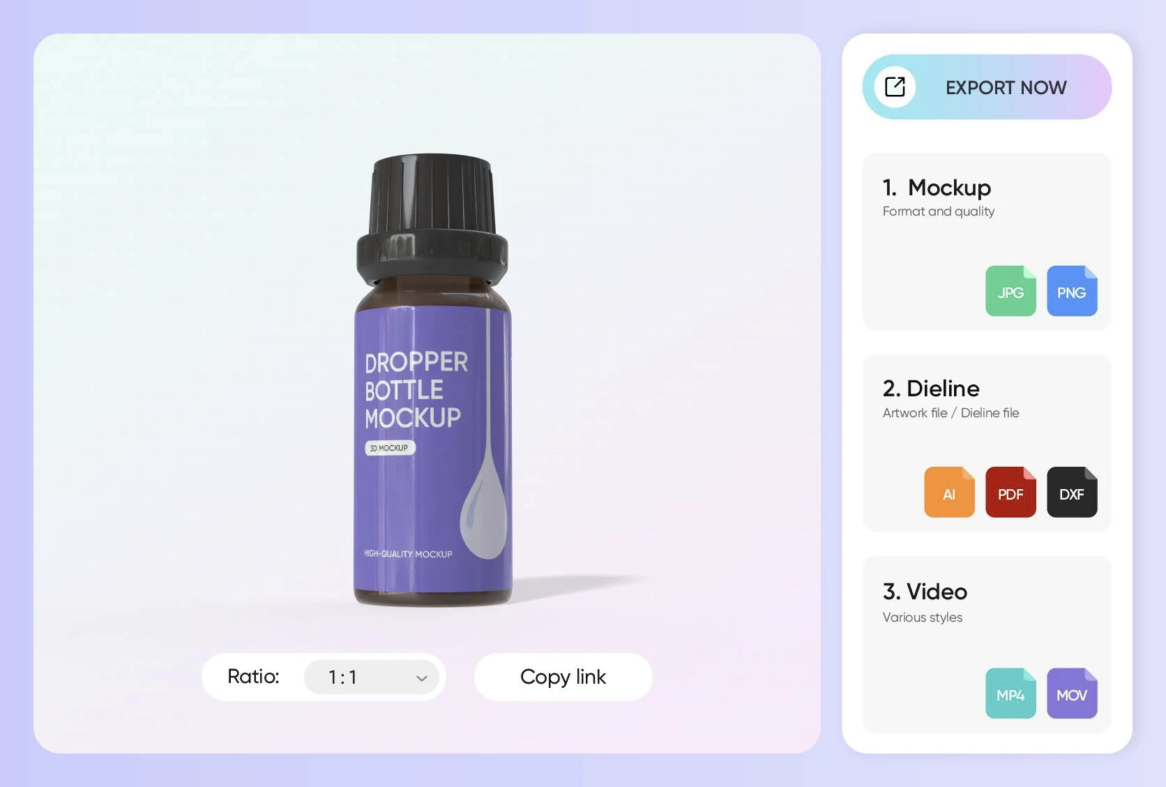 HD export formats that meet your promotional needs