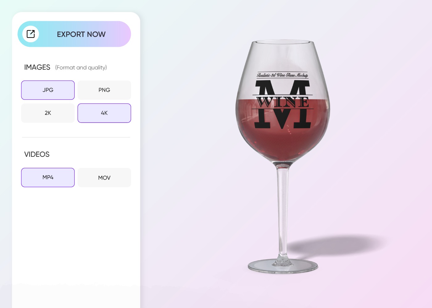 Step 3: Export your refined glass design