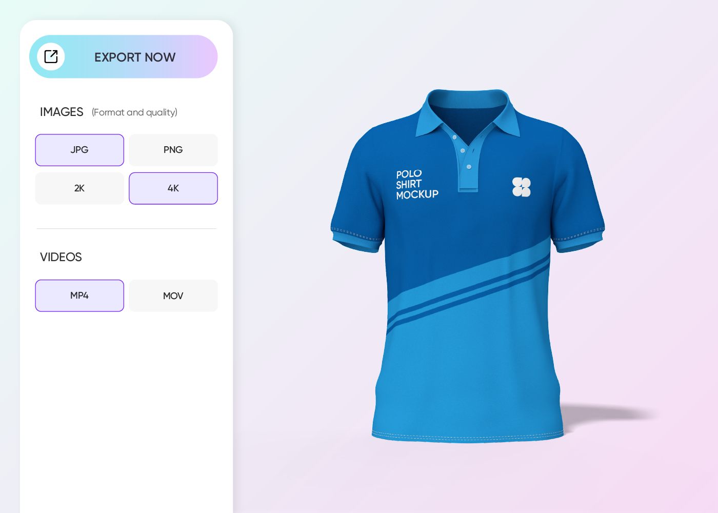 Step 3: Save your polo jersey design