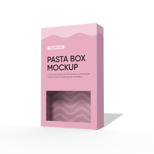 Pasta packaging mockup