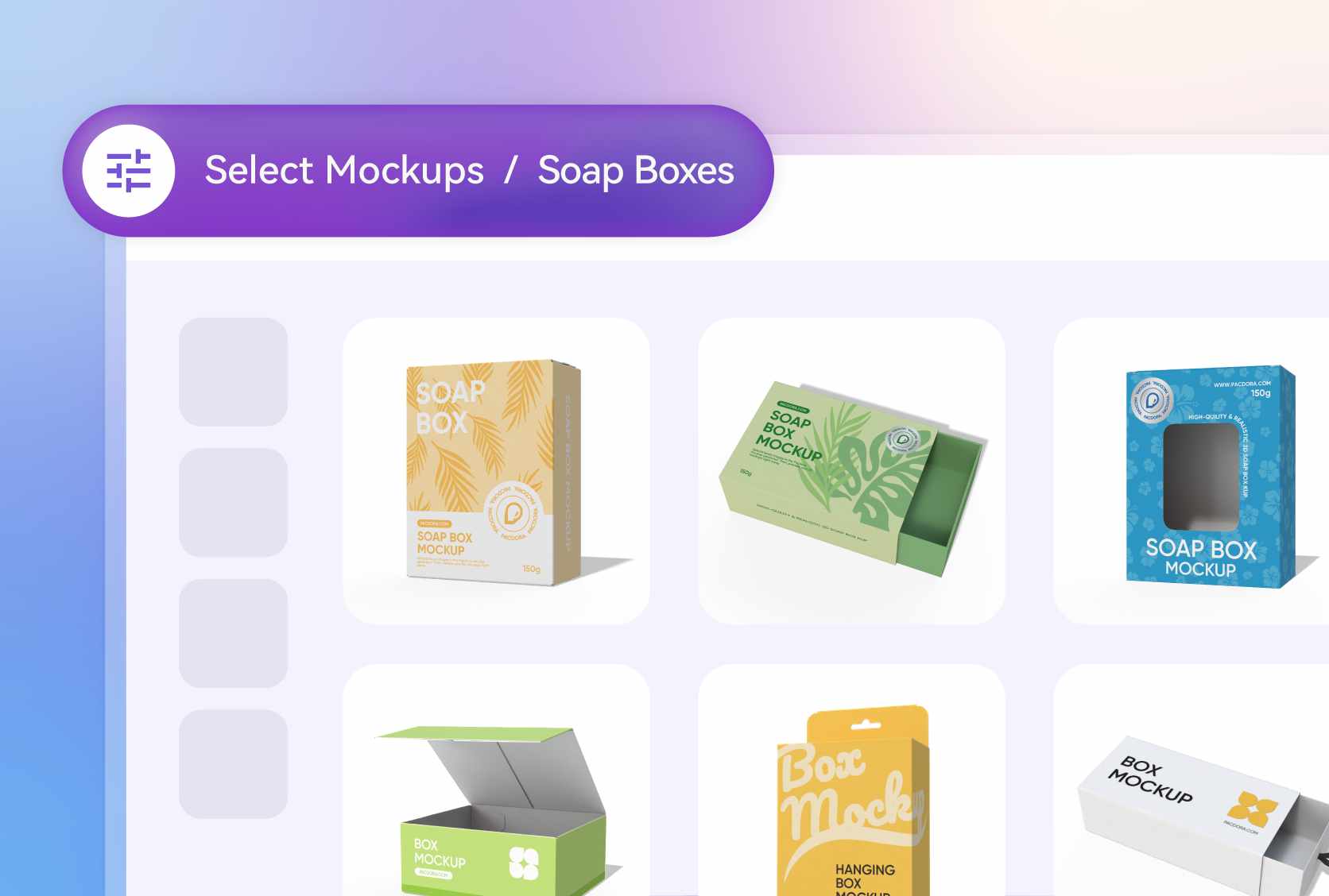 Choose your style from our mockup library