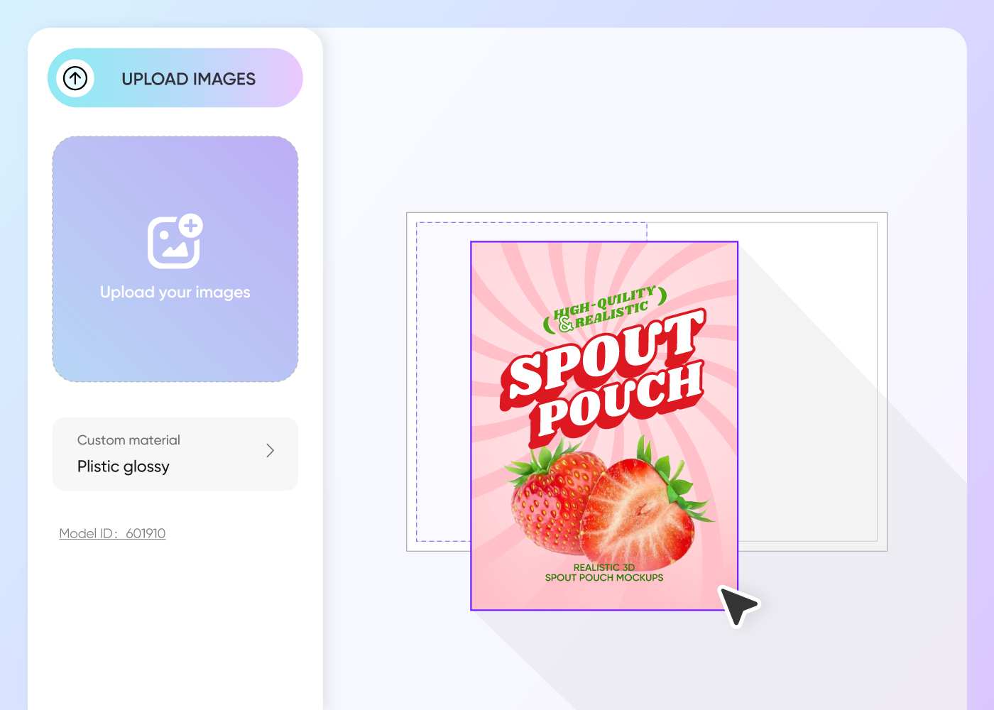 Step 2: Upload design and customize