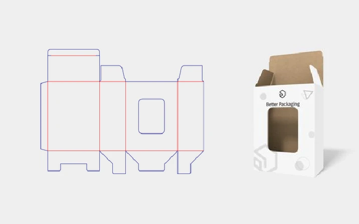 Small tuck-end box