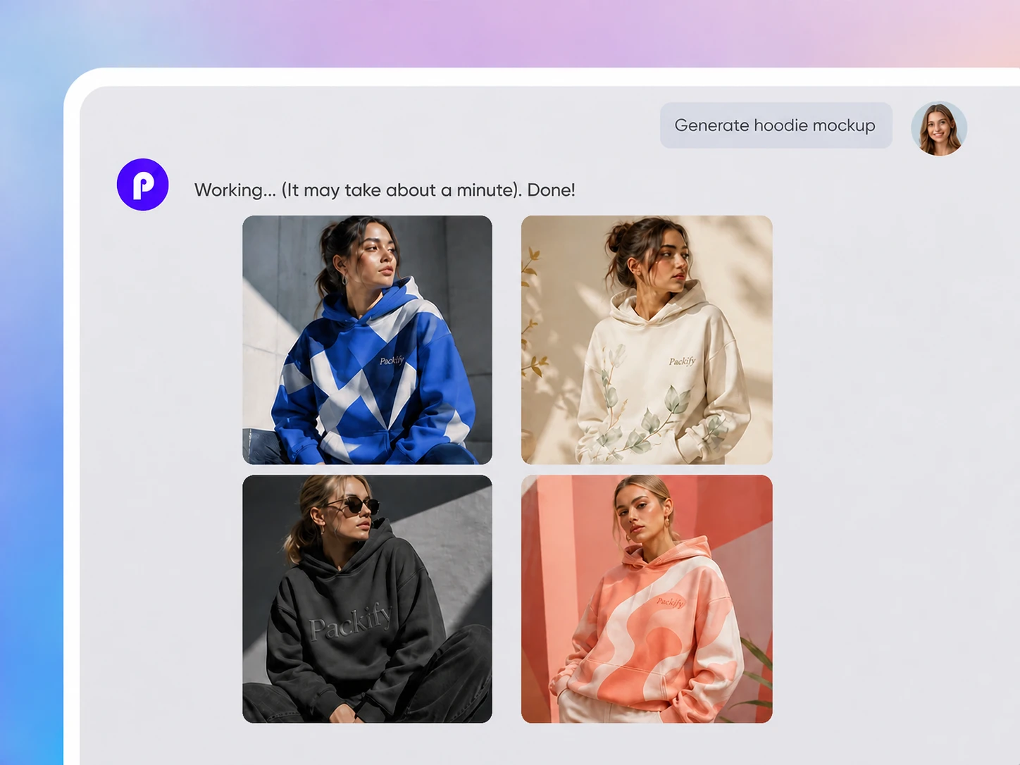 Generate a complete image set