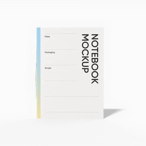 Mockup de caderno A4