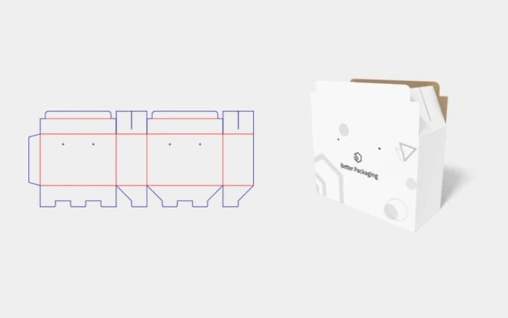 Cardboard bottom lock box