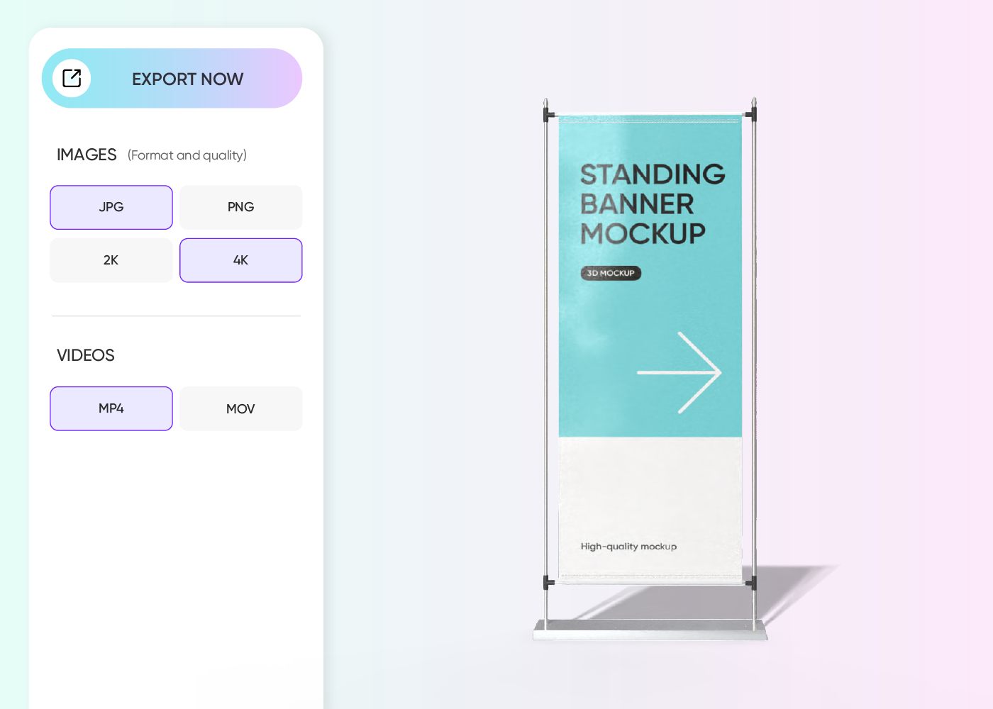 Step 3: Export your finished visual