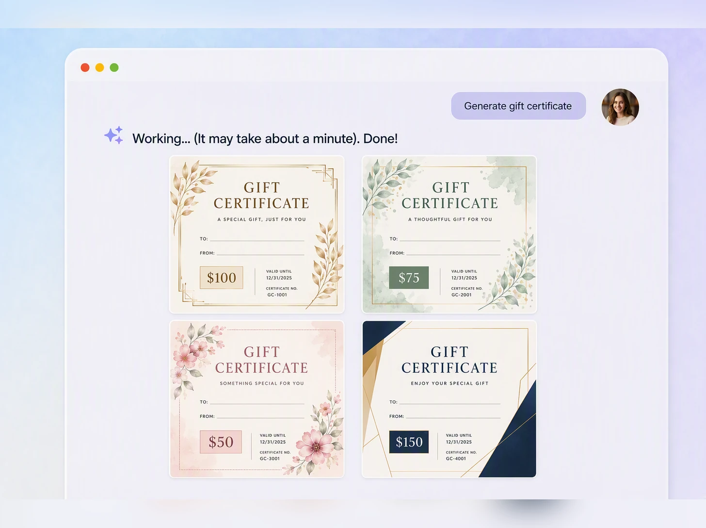 Step 2: Generate and refine the design