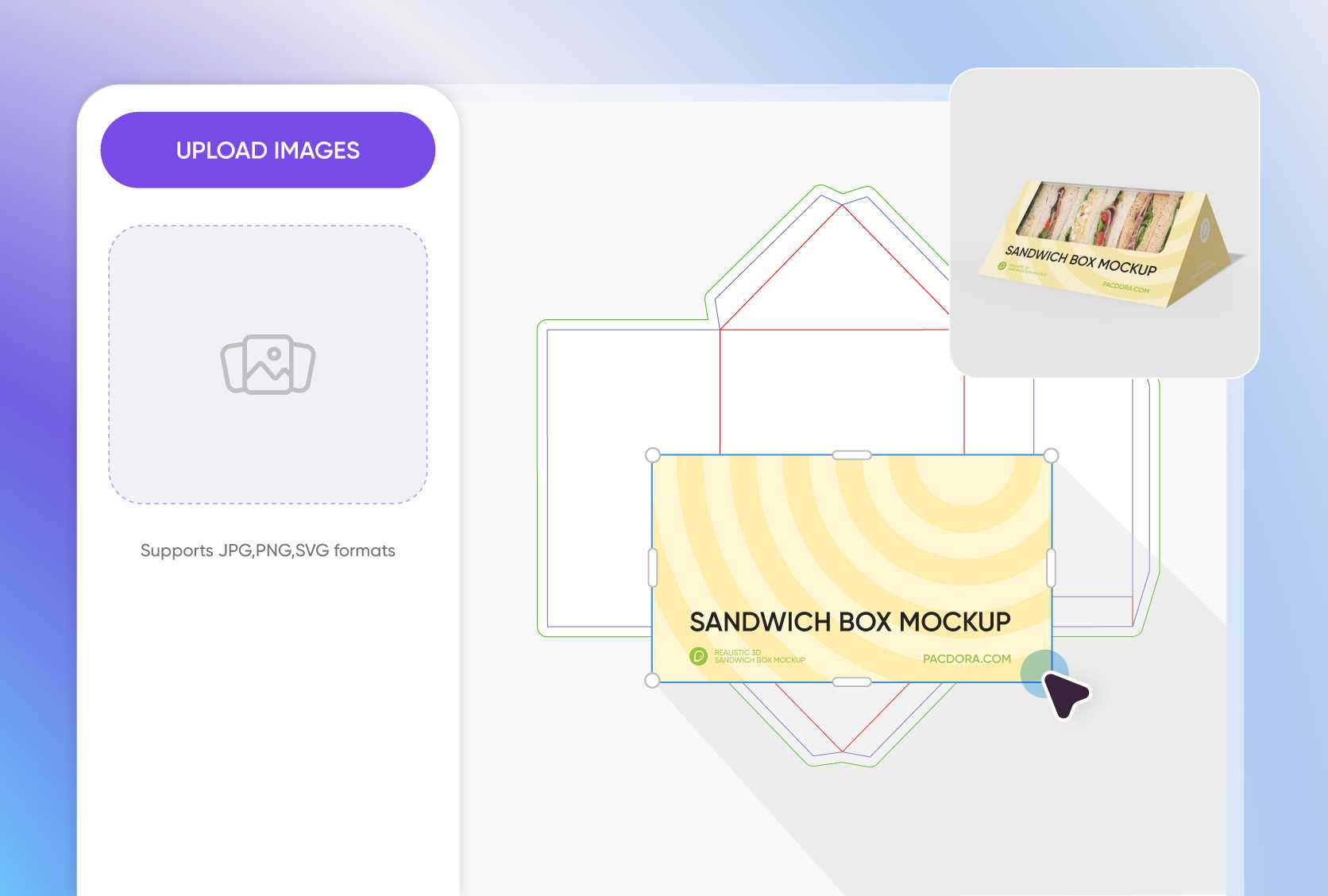 Custom visuals for your sandwich boxes