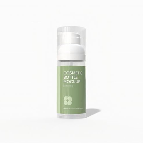 Cosmetic bottle mockup