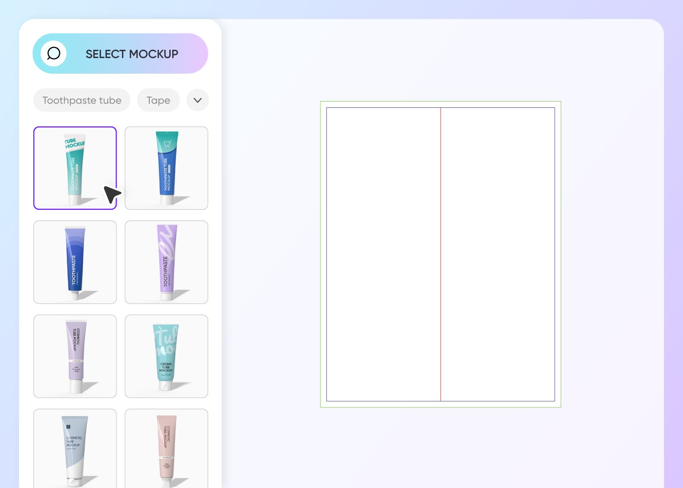 Step 1: Choose your packaging style