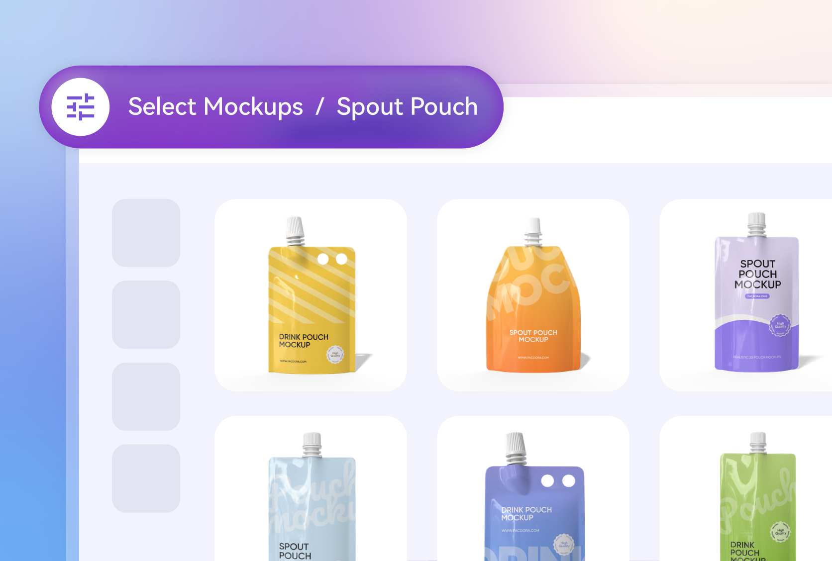 Spout pouch style that suits your product