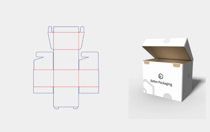 Printed storage box