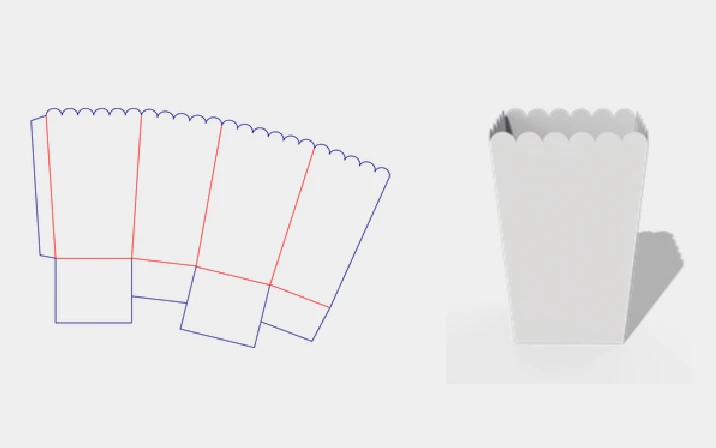 French fry container