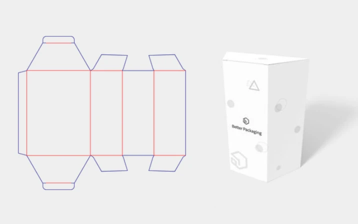 Trapezoid dieline