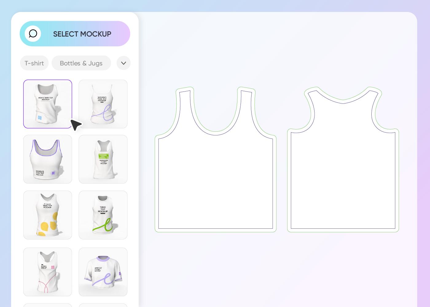 Pick your tank top style