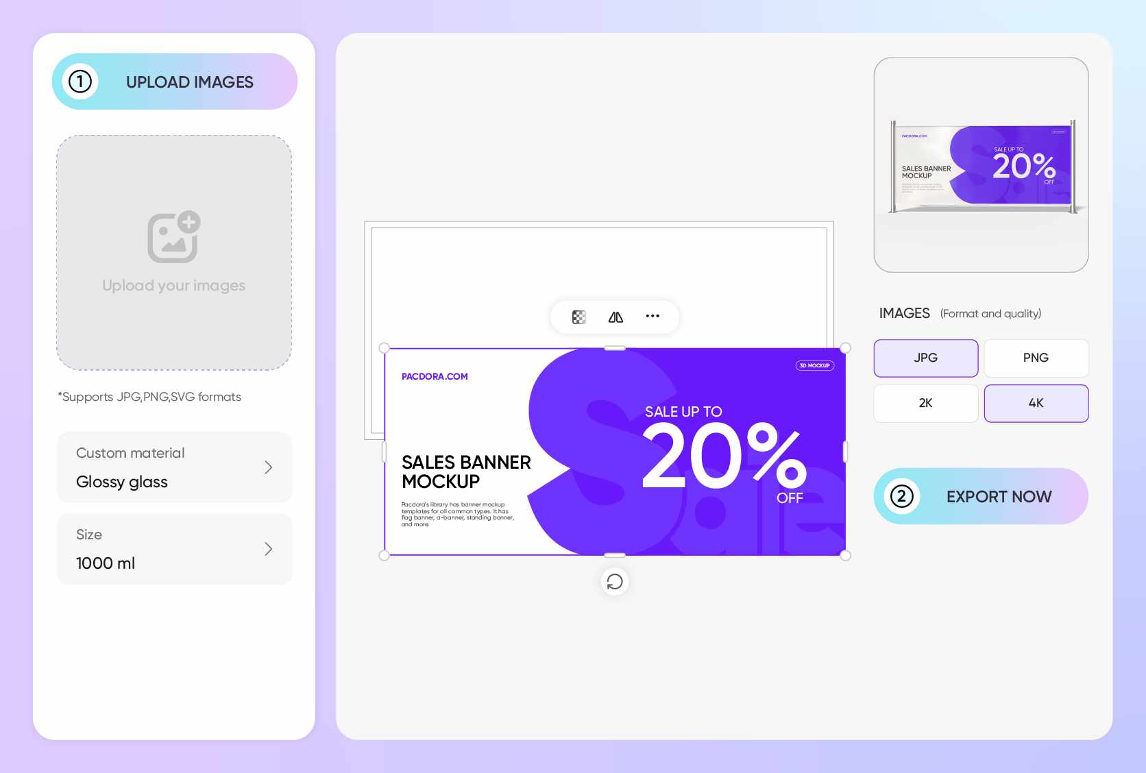 Creative designs with different layouts