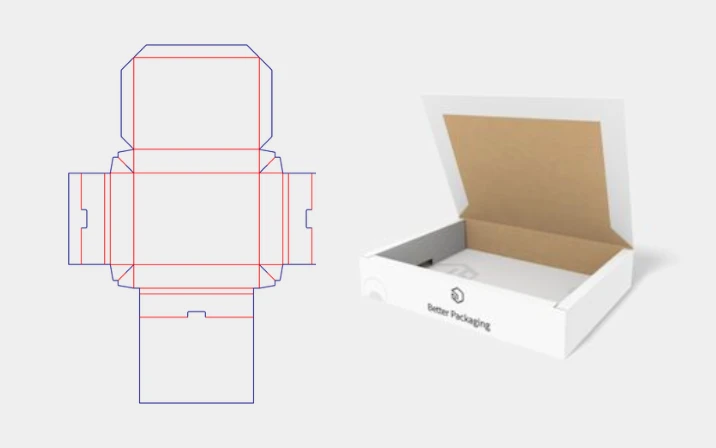 Paper Lego box template
