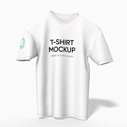 Round neck Tshirt mockup