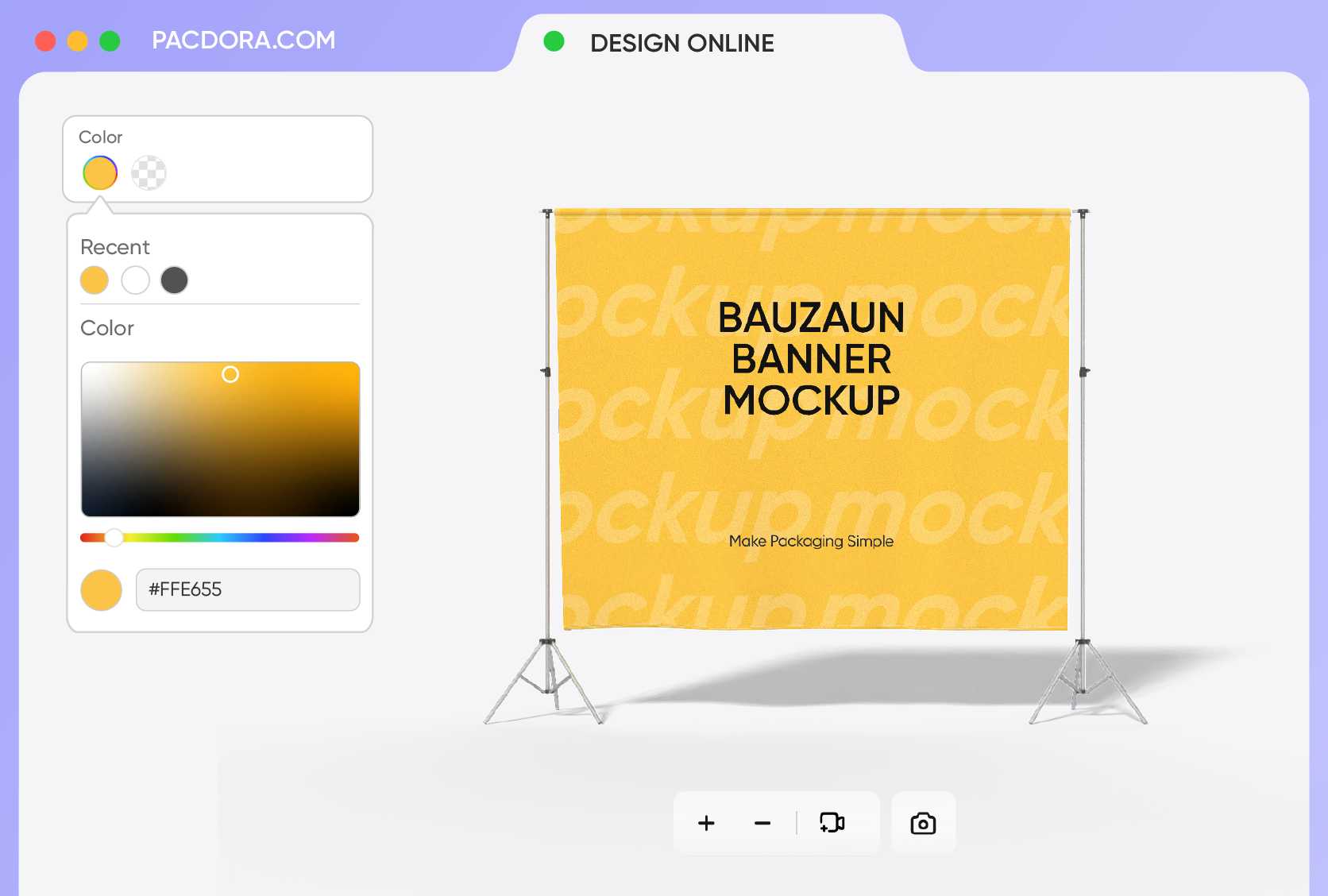 Bright colors enhance visibility of Bauzaunbanners