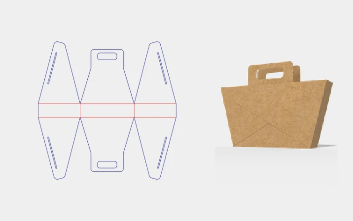 Large paper shopping bag