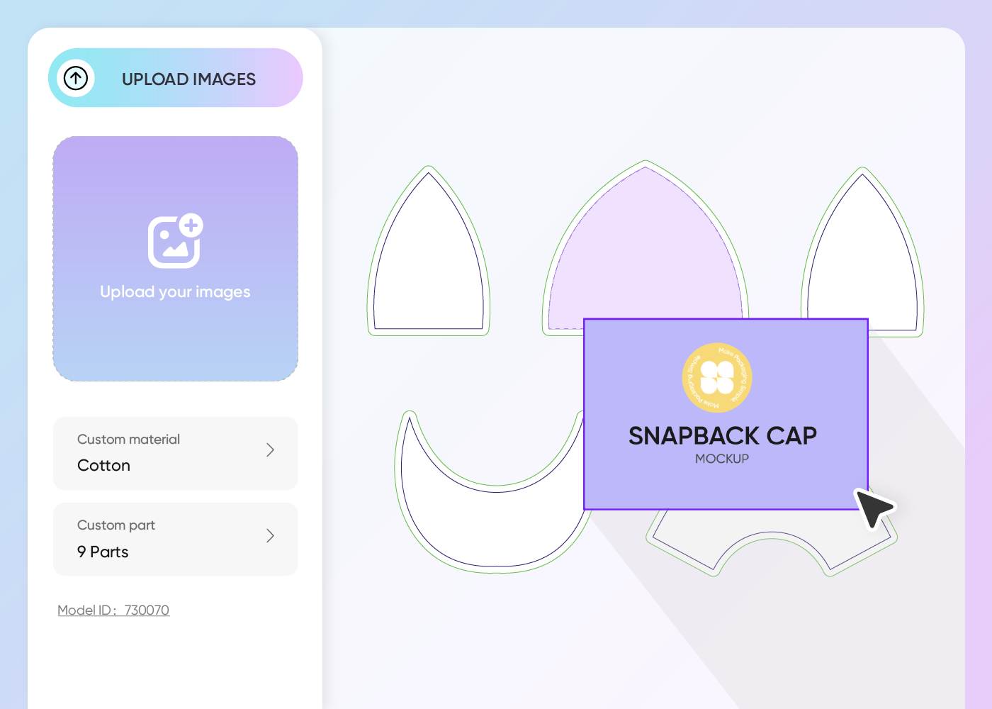 Step 2: Upload your design and customize
