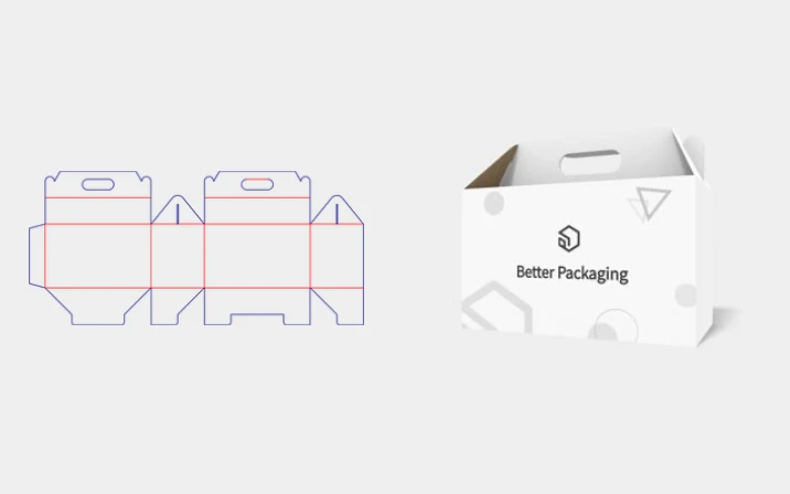 Bottom lock cake box
