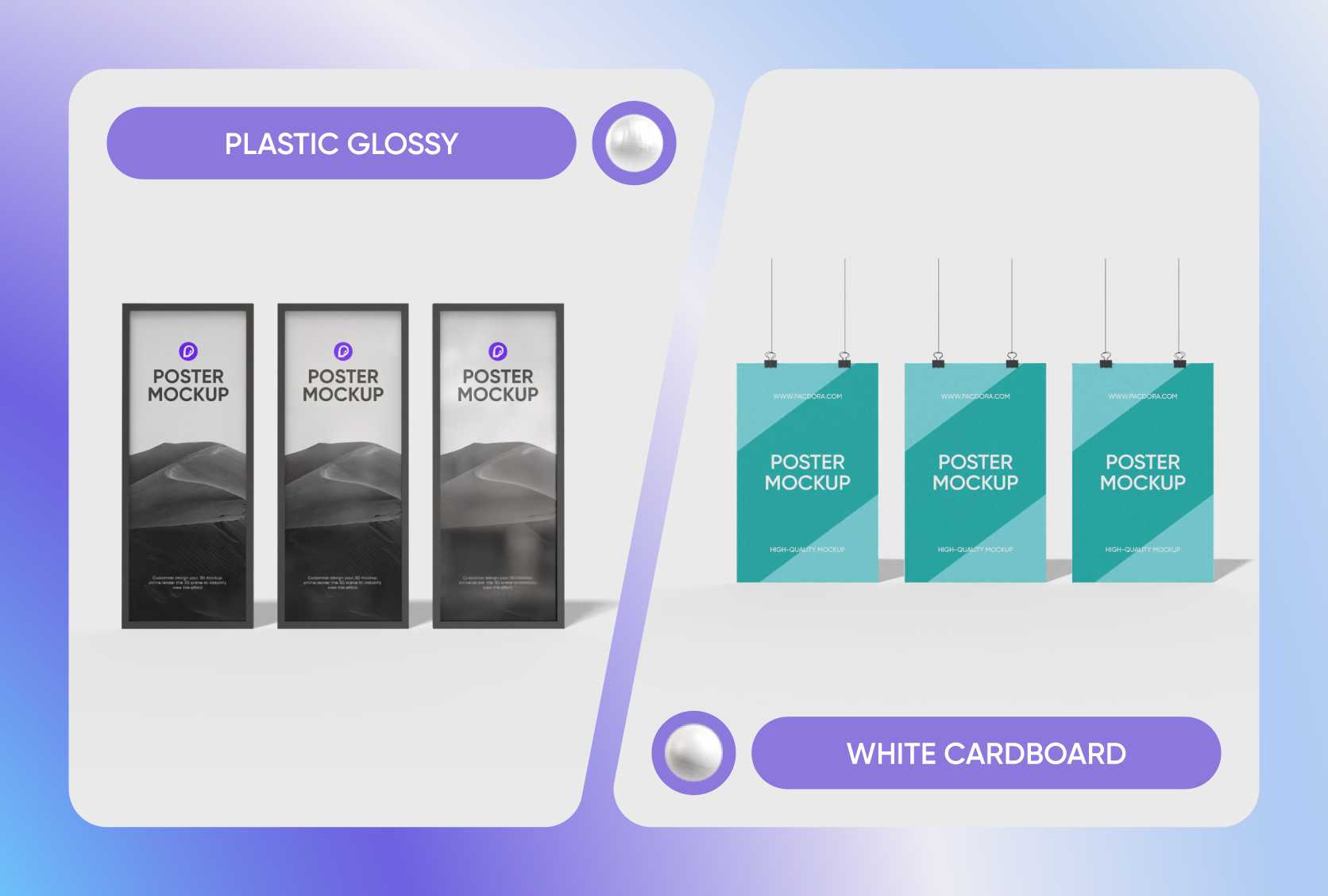 Material that gives your poster high-end look