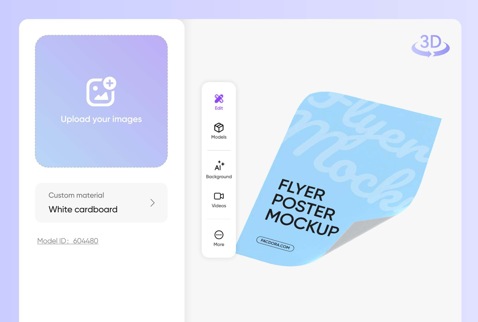 Personalization of flyers with design elements