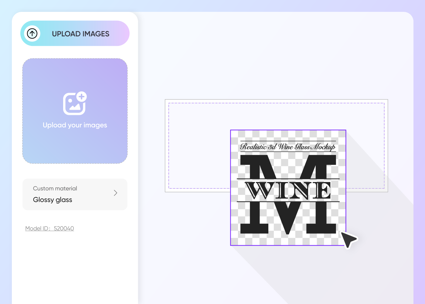 Step 2: Upload your artwork and customize