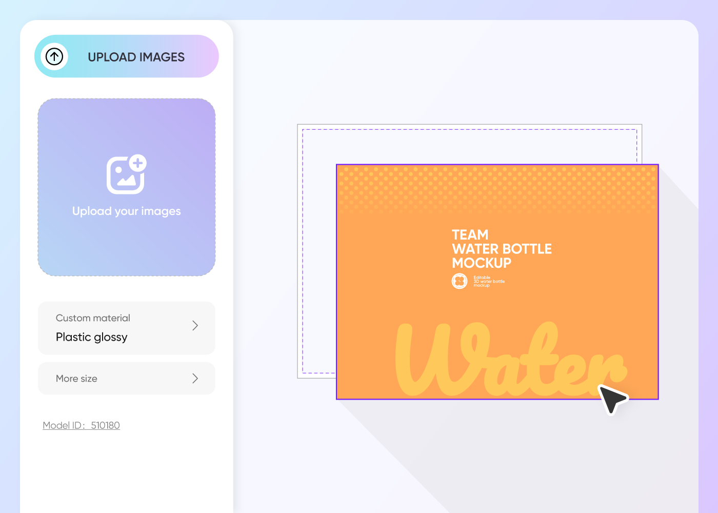 Step 2: Upload your design and personalize