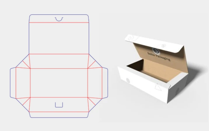 Black chocolate box template