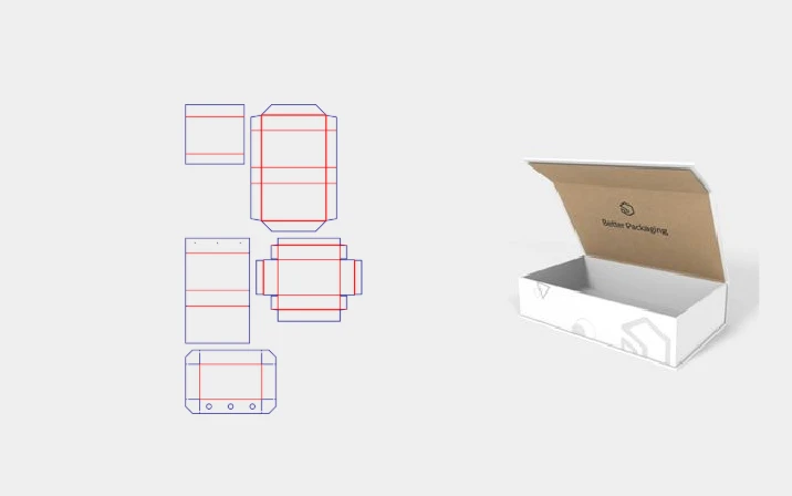 Magnetic product packaging box