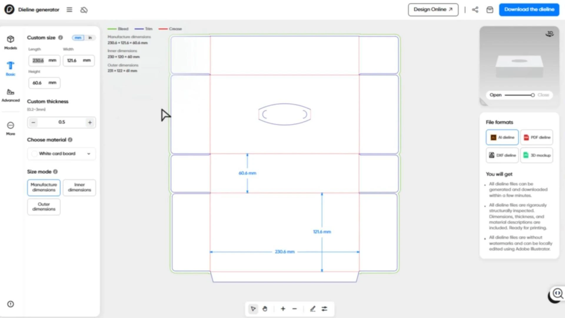 How to design a custom tissue box cover on Pacdora？