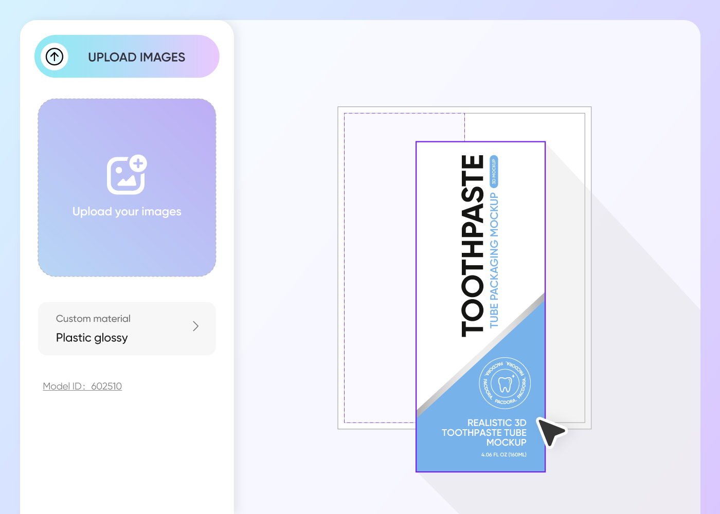 Step 2: Upload design and customize