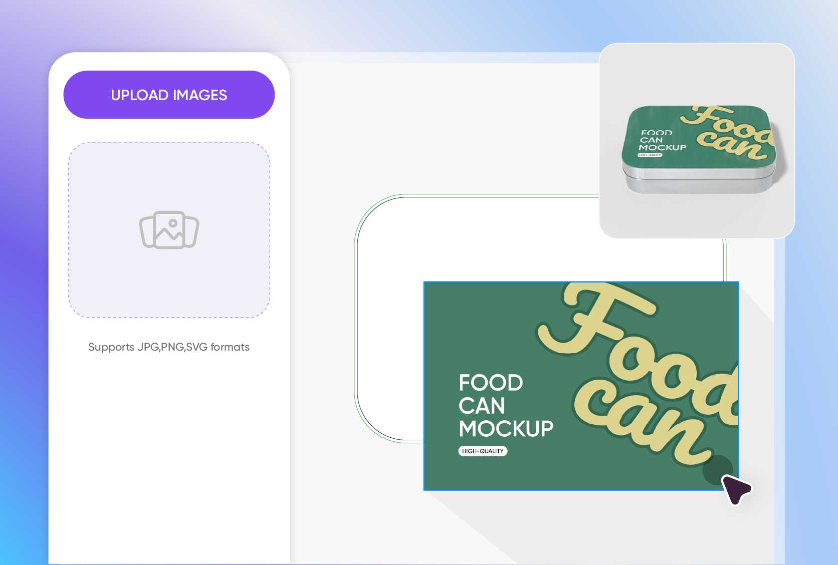 Upload impactful visuals for aluminium packaging