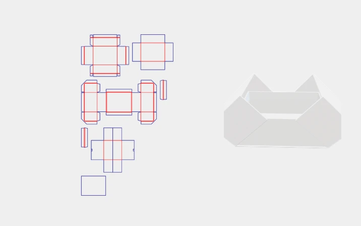 Luxury ring box template