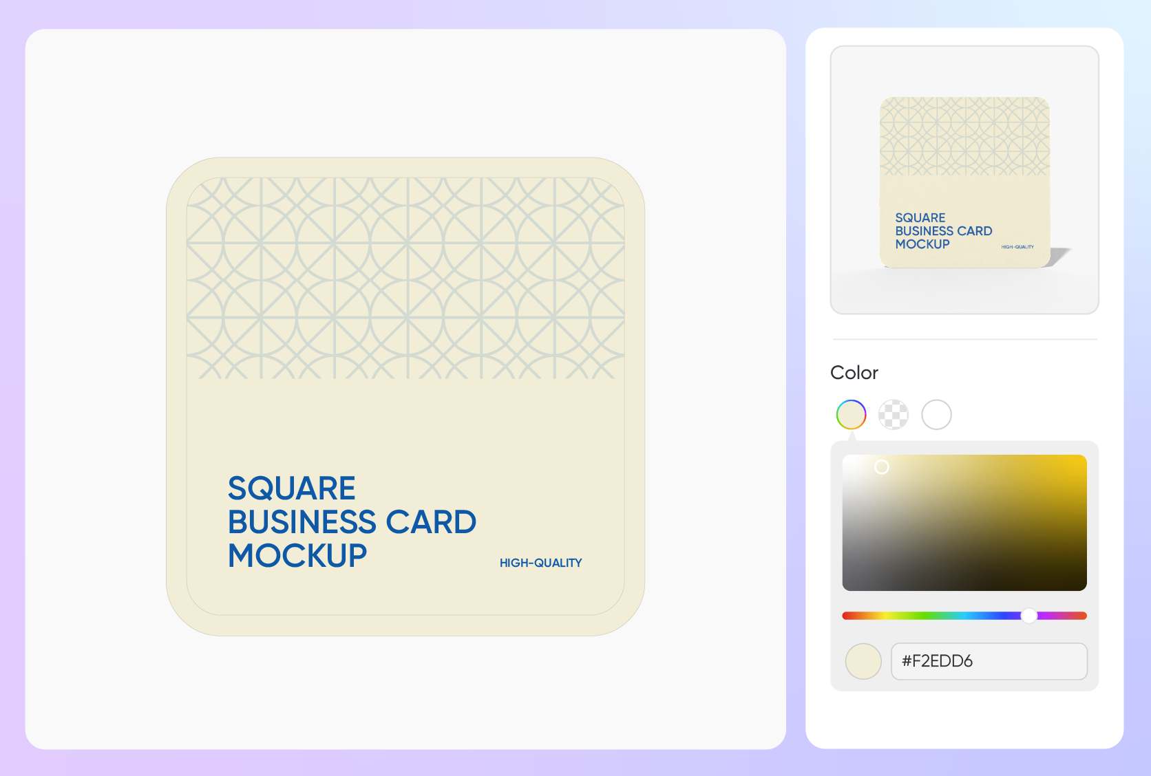 Endless color options for your cards