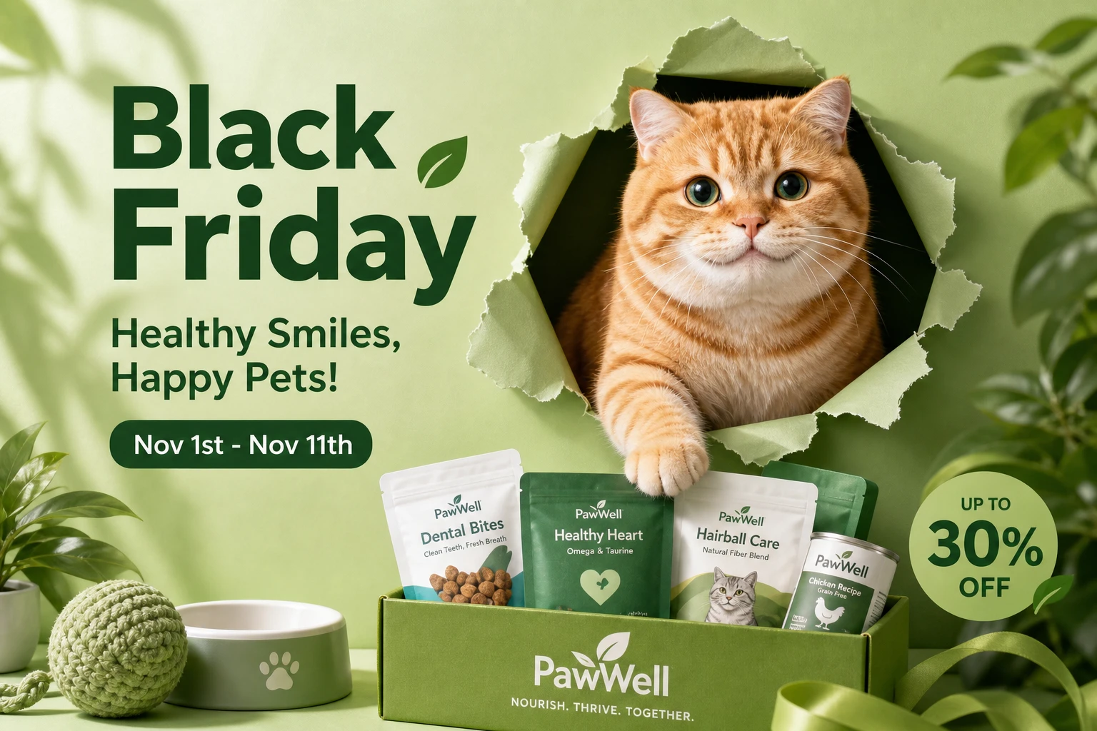 PawWell pet wellness products packaging design