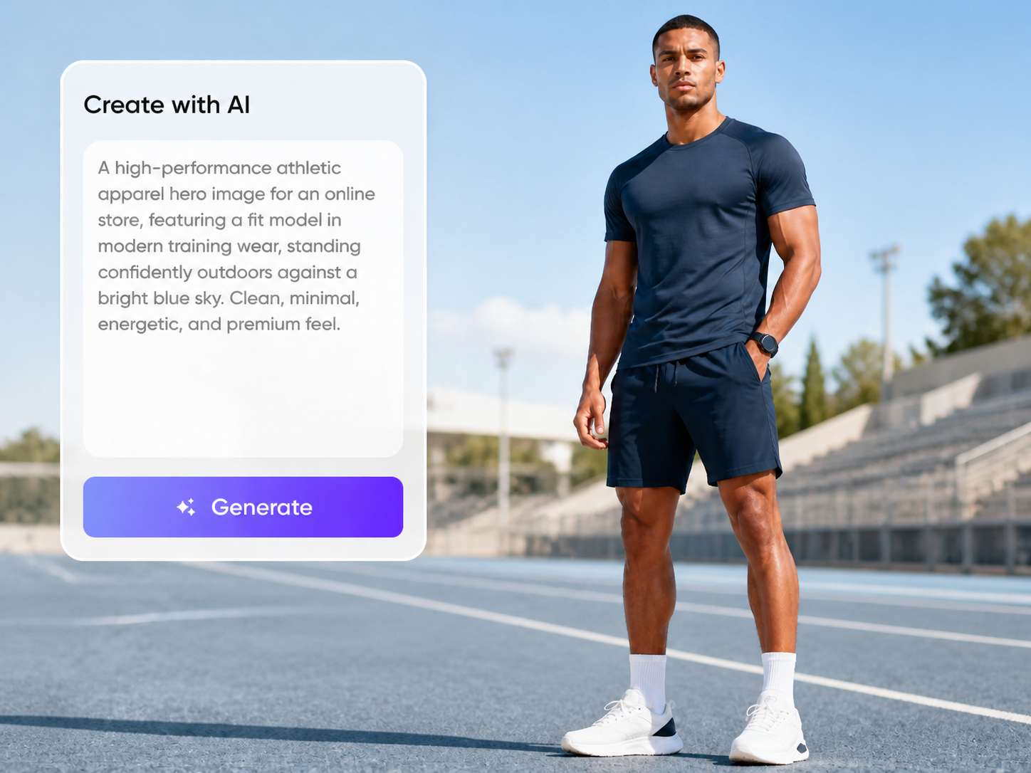 Show your design on a model