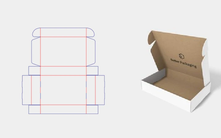 Flip top candle box