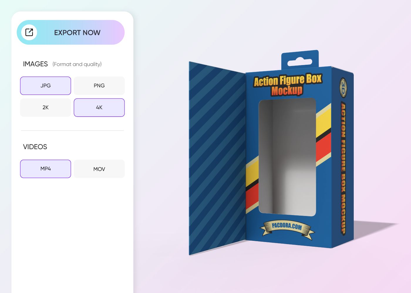 Step 3: Download your toy packaging design