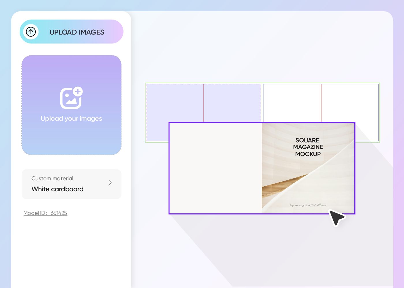 Step 2: Upload design and personalize