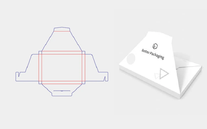 Shallow chocolate box template