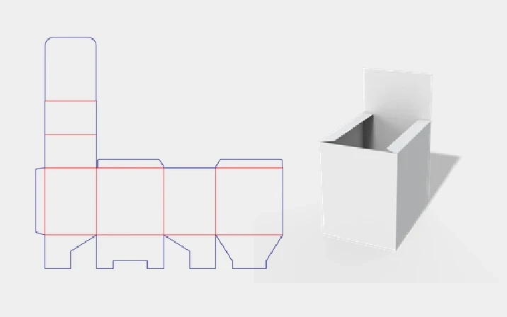 Blind display box template
