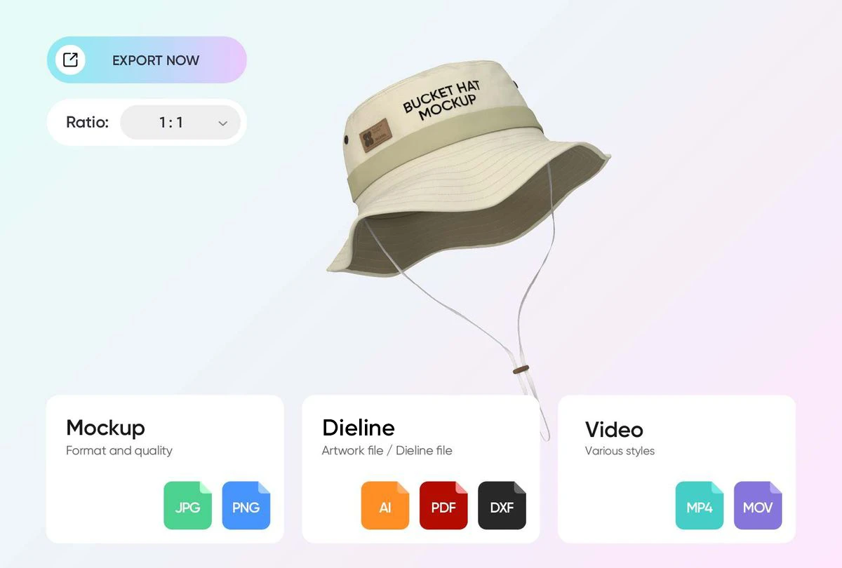 Export choices that suit your project needs