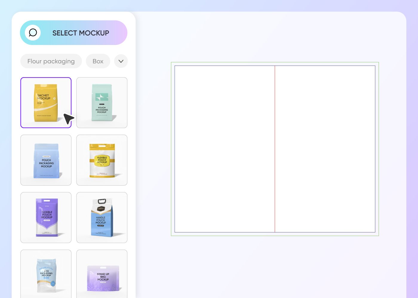 Step 1: Pick a flour packaging style