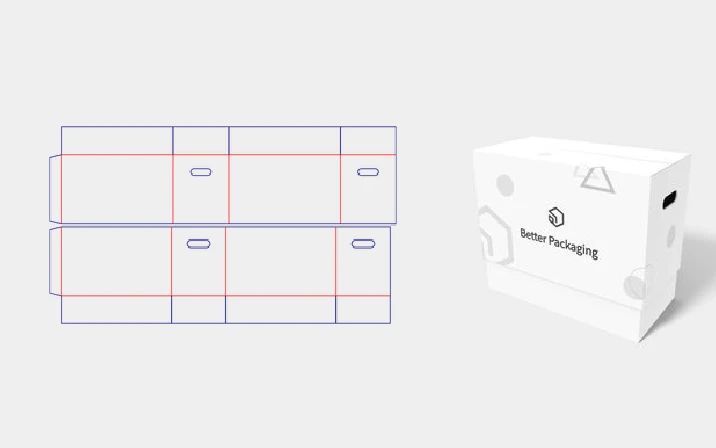 Custom paper carton box