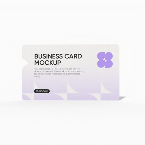 Business card mockup