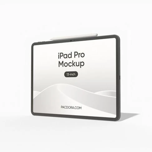 13inch iPad Pro with Apple Pencil Pro mockup